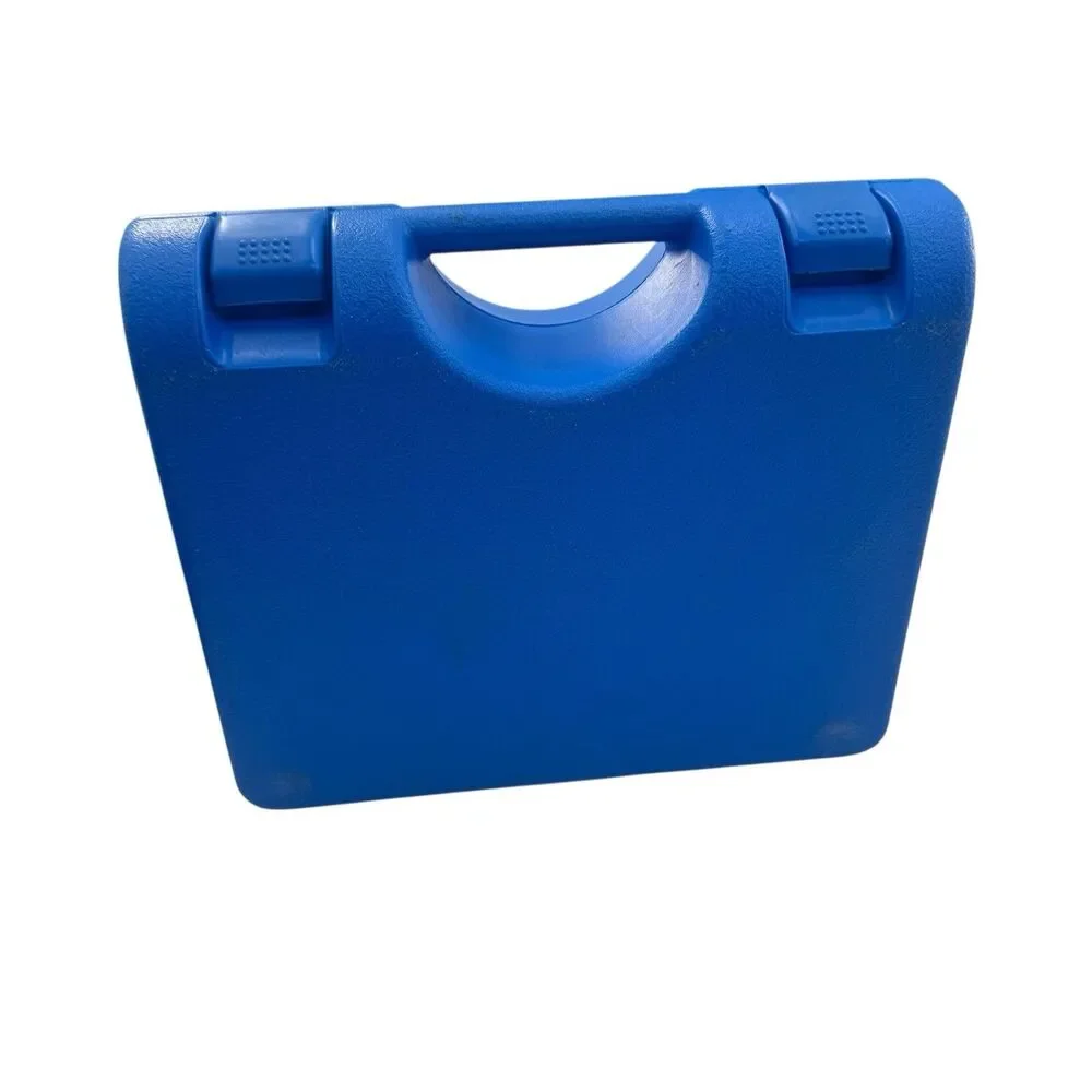 Vintage Blue Lego Storage Container Carrying Case Box USA Latch 90s Fast Ship